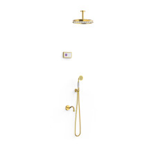Душовий електронний комплект з термостатом Tres Clasic Shower technology (09226302OR)