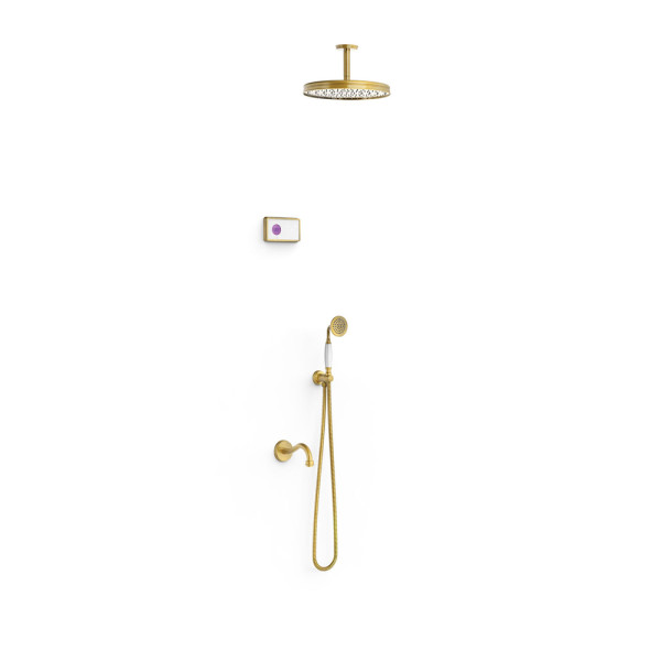 Душовий електронний комплект з термостатом Tres Clasic Shower technology (09226302LV)