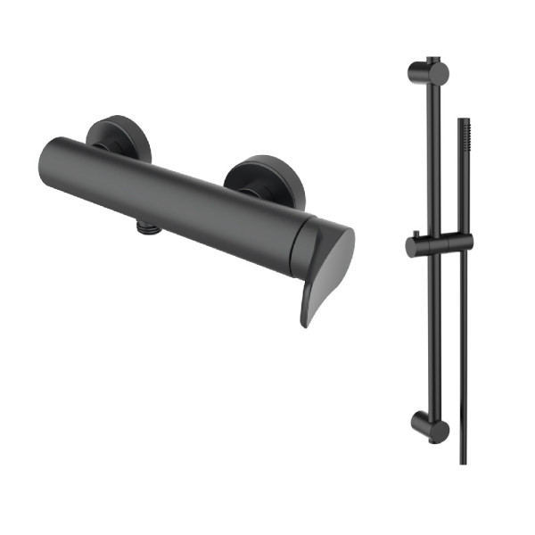 Змішувач для душу GRB Nava Metal Black PVD (66326692)