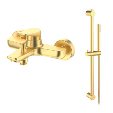 Змішувач для ванни GRB Nava Brushed Gold PVD (66226688)