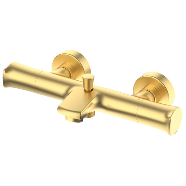 Змішувач для ванни термостатичний GRB Nava Brushed Gold PVD (66210688)