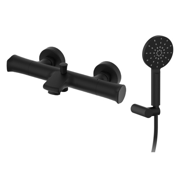 Змішувач для ванни термостатичний GRB Nava Black (66215622)