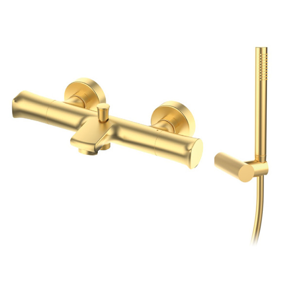 Змішувач для ванни термостатичний GRB Nava Brushed Gold PVD (66215688)