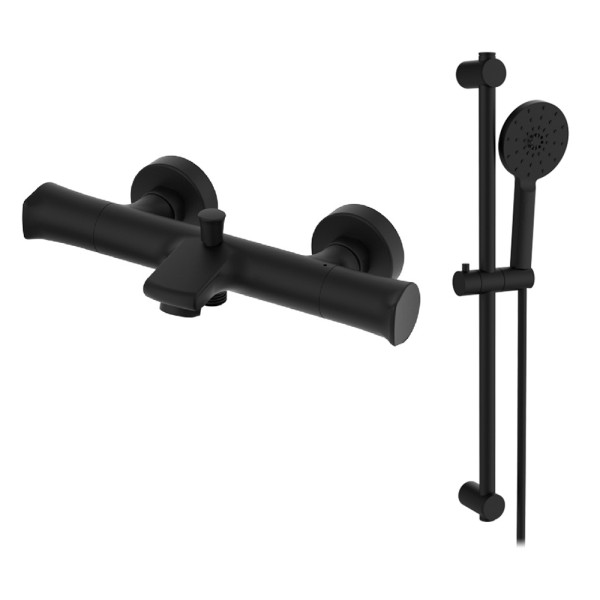 Змішувач для ванни термостатичний GRB Nava Black (66216622)