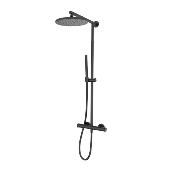 Душова стійка телескопічна GRB Nava Metal Black PVD (66499692TLCDRY)