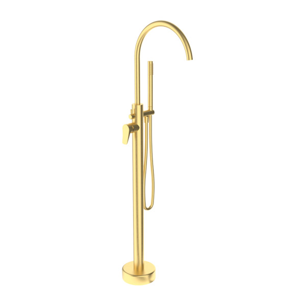 Змішувач для ванни підлоговий GRB Nava Brushed Gold PVD (66450688)