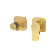 Вбудований змішувач GRB Nava Brushed Gold PVD (66347188) зовнішня частина