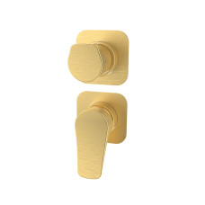 Вбудований змішувач GRB Nava Brushed Gold PVD (66247688) зовнішня частина