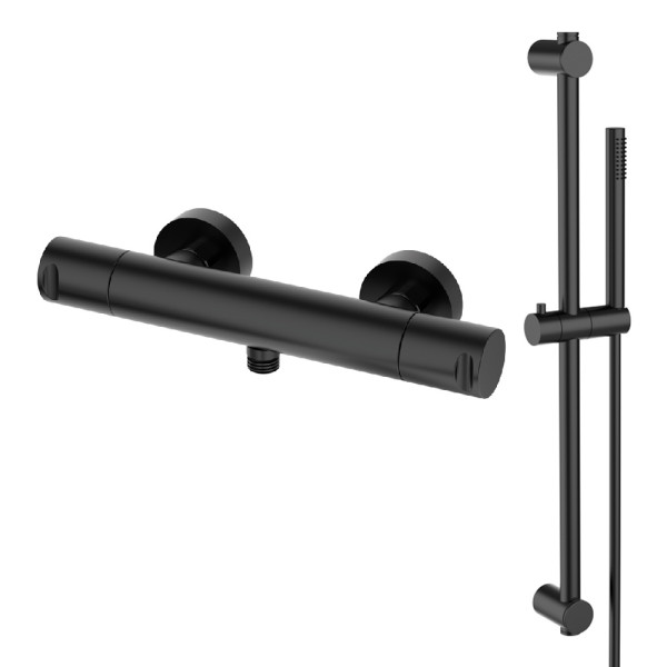 Змішувач для душу термостатичний GRB Cool Metal Black PVD (90316992)