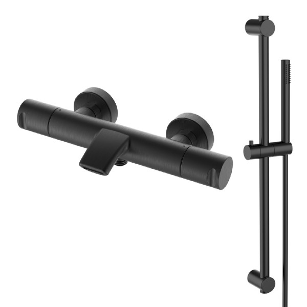 Змішувач для ванни термостатичний GRB Cool Metal Black PVD (90309992)