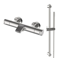 Змішувач для ванни термостатичний GRB Cool Stainless Steel PVD (90309993)