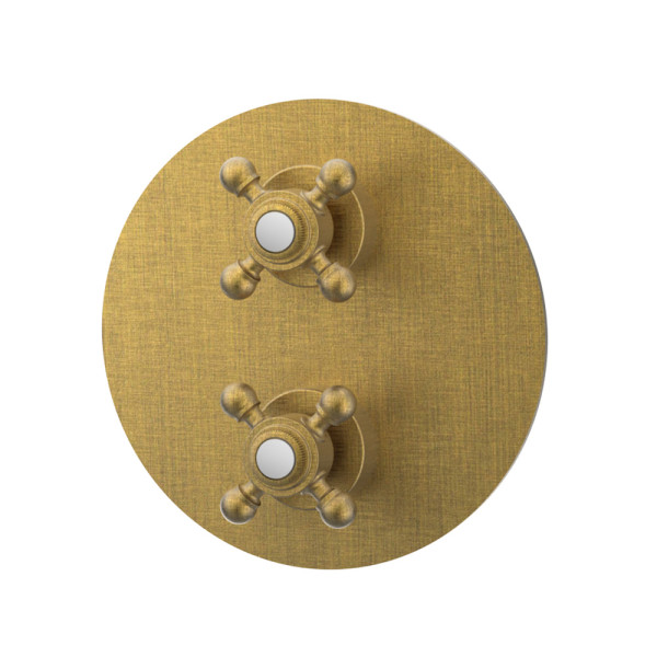 Вбудований змішувач з термостатом GRB Classical Old Brass (13257099) зовнішня частина