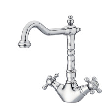 Змішувач для умивальника GRB Classical Chrome (211700)