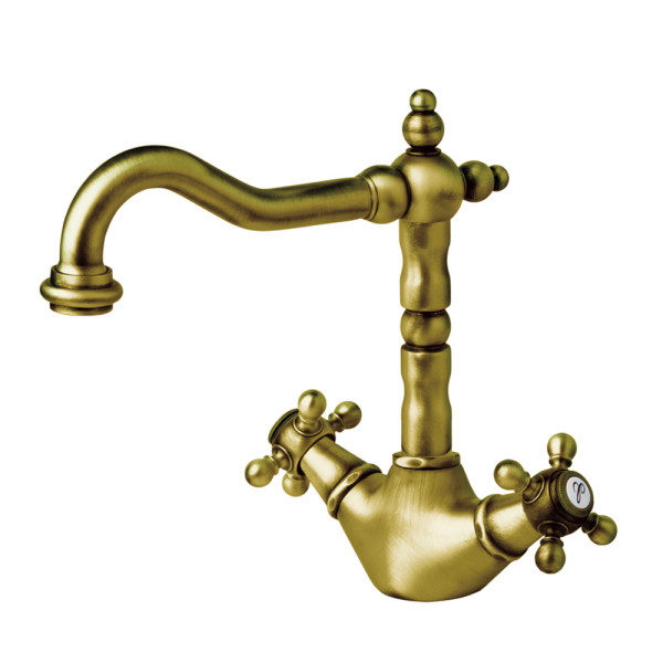 Змішувач для умивальника GRB Classical Old Brass (211799)
