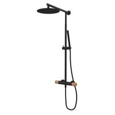 Душова стійка із термостатом телескопічна GRB Cool Black-Arce (90425928TLC)