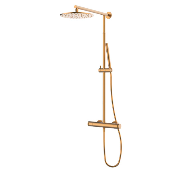 Душова стійка з термостатом телескопічна GRB Cool Copper PVD (90425955TLC)