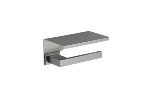 Тримач туалетного паперу з полицею Sonia S-Cube BRUSHED NICKEL (212620)